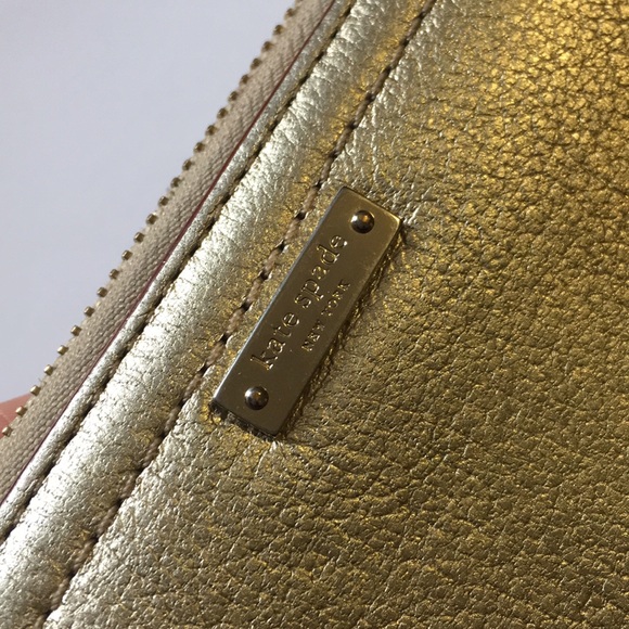 Kate Spade gold continental wallet - Picture 4 of 5